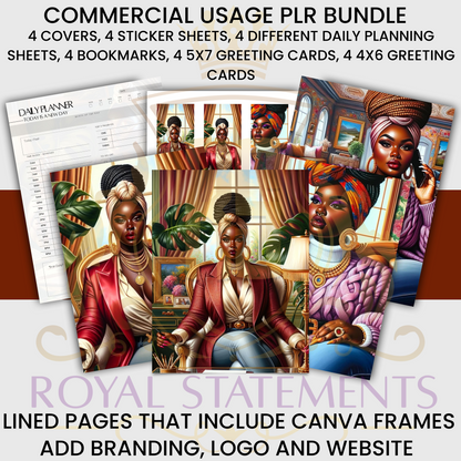 Cocoa Cozy Chronicles PLR Bundle Canva Template