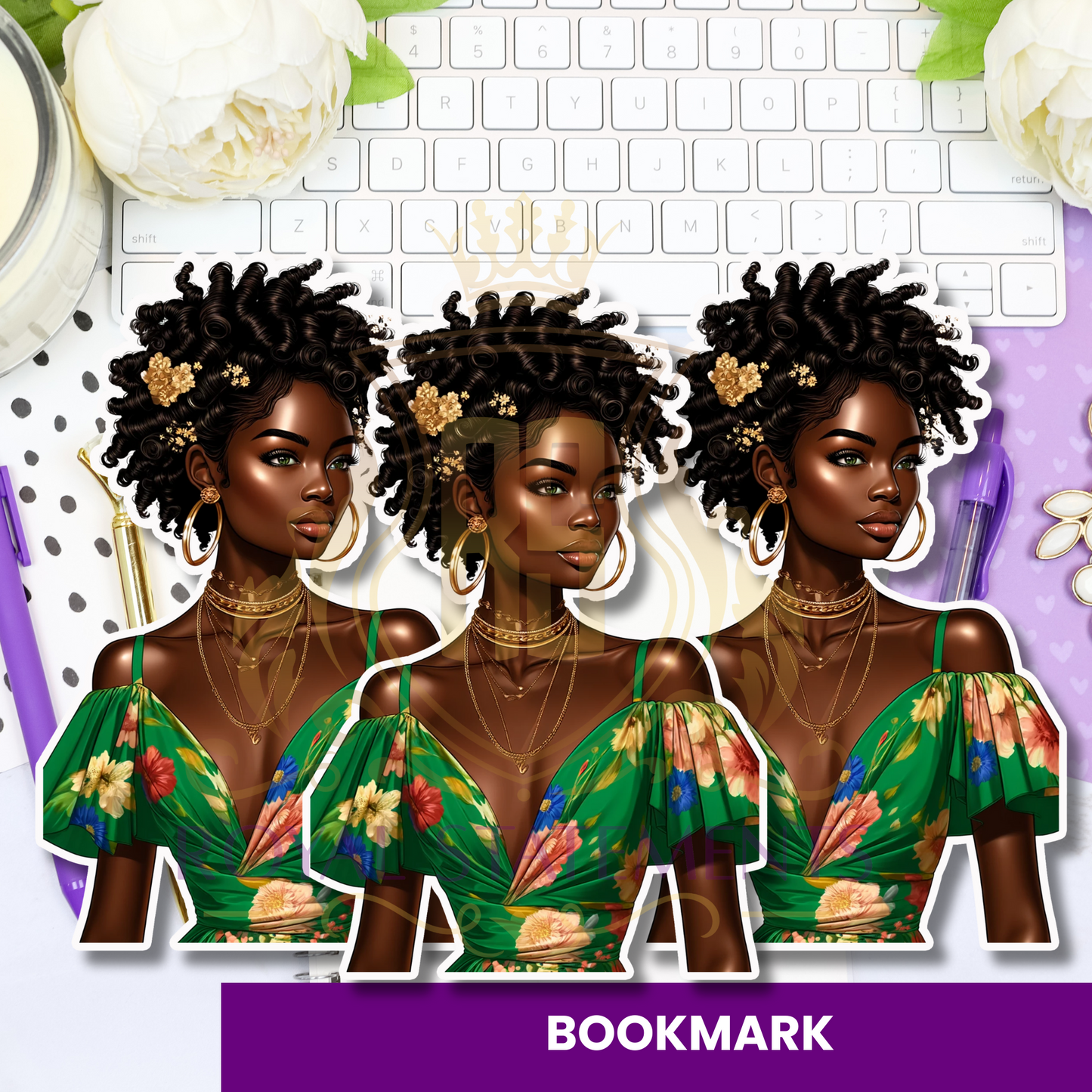 Floral Madness Bookmarks