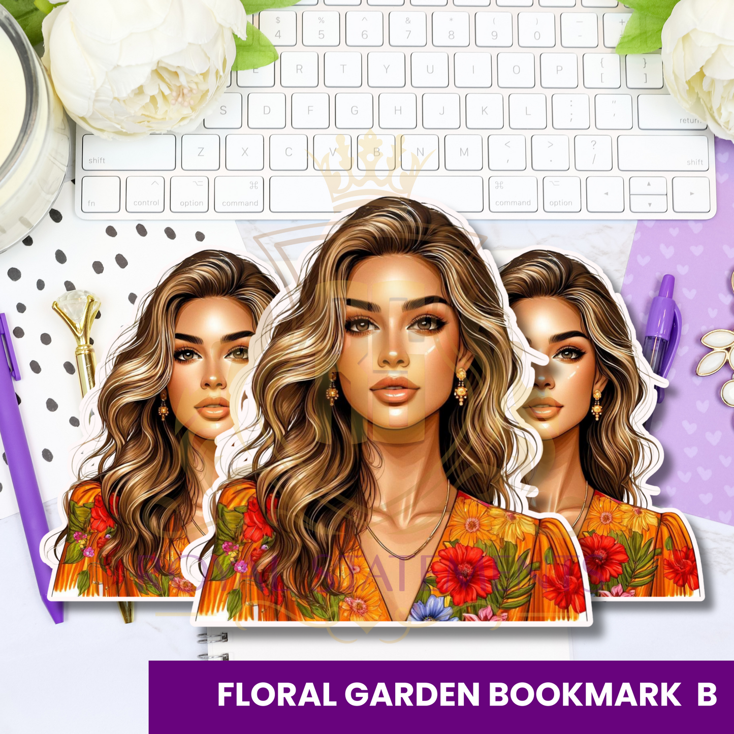 Floral Garden Bookmarks