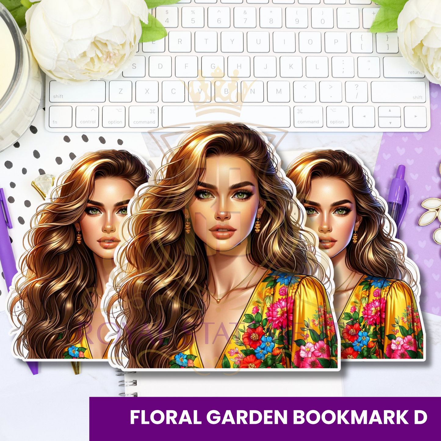 Floral Garden Bookmarks