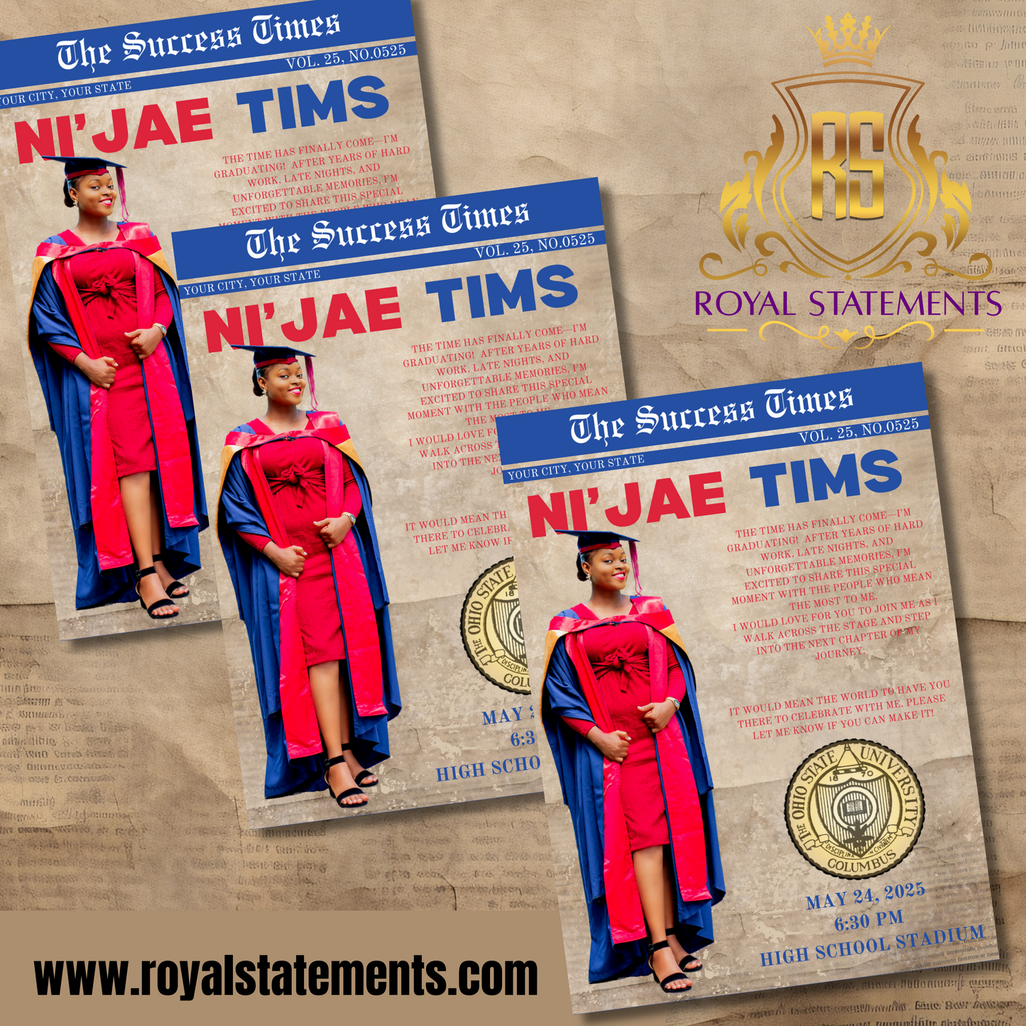 Announcement/Invitation Printed