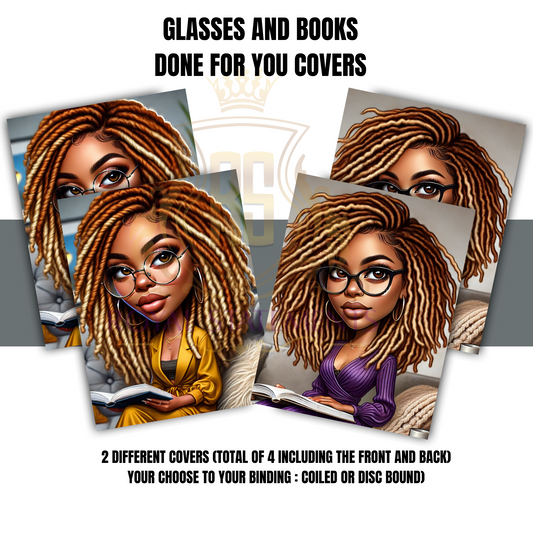 Glasses and Books Cover Bundle