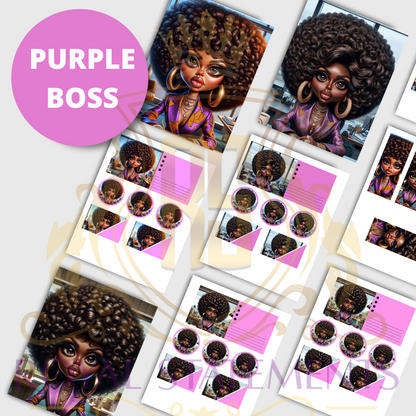 Purple Boss Stationery Startup