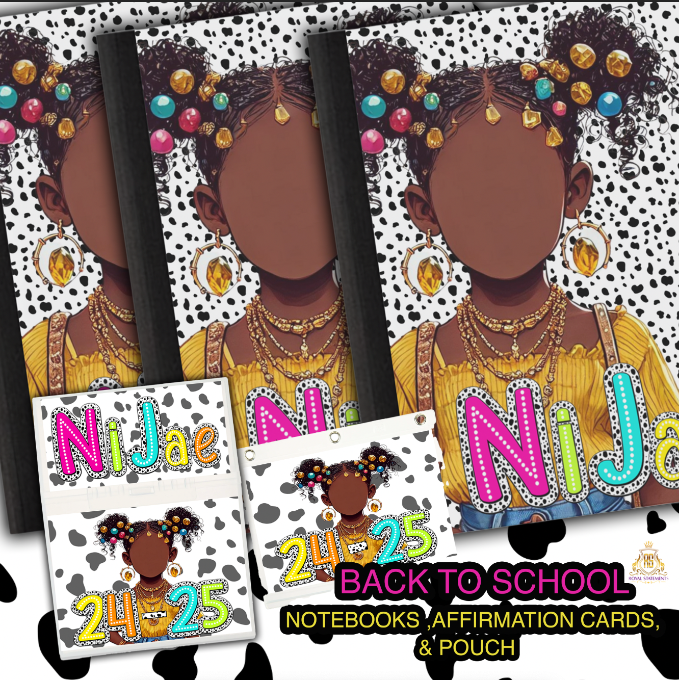 Back to School Notebooks and Affirmation Cards