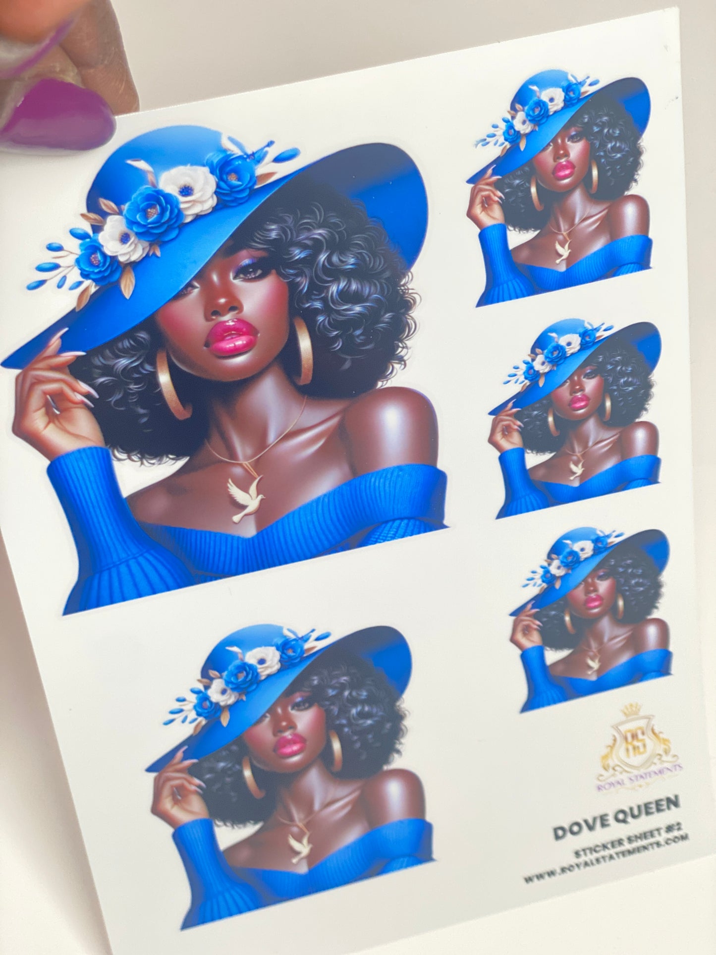 Dove Queen Sticker Sheets