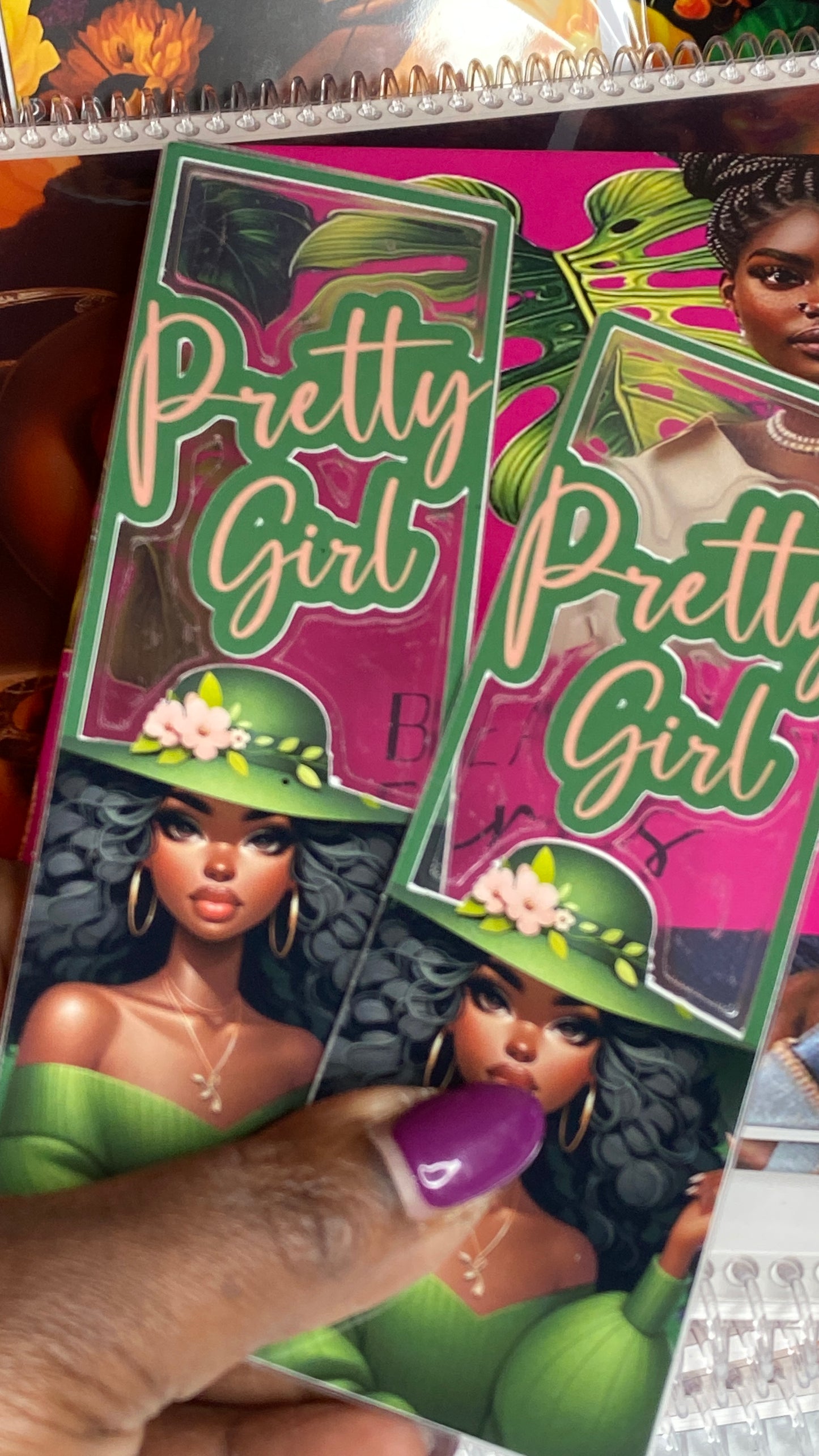 Pretty Girl Bookmark