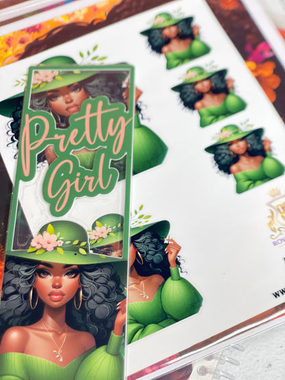 Pretty Girl Bookmark