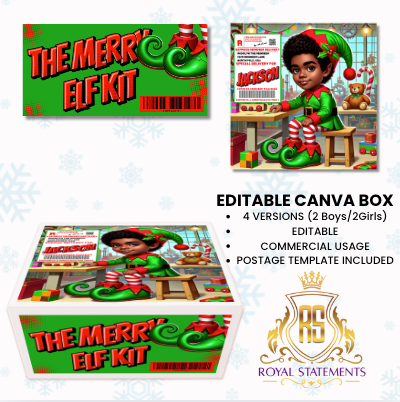 Merry Elf Kit Christmas Box