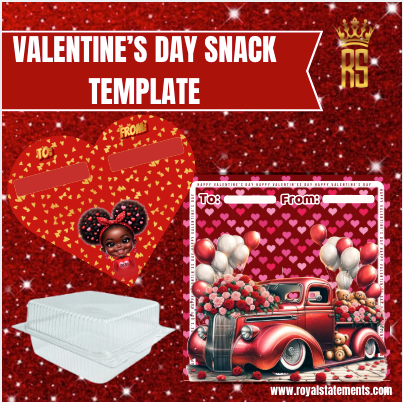 Valentine's Day Snack Treat Tray