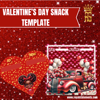 Valentine's Day Snack Treat Tray