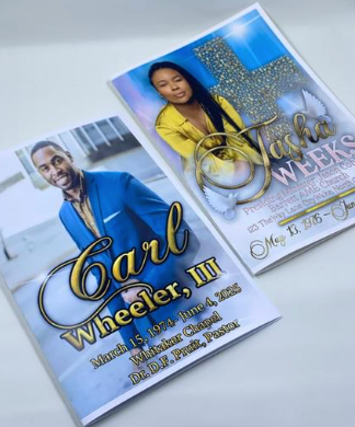 Custom Funeral Program